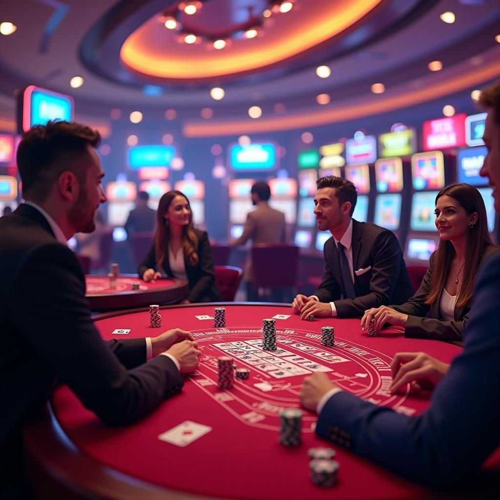 Live Casino and Slots